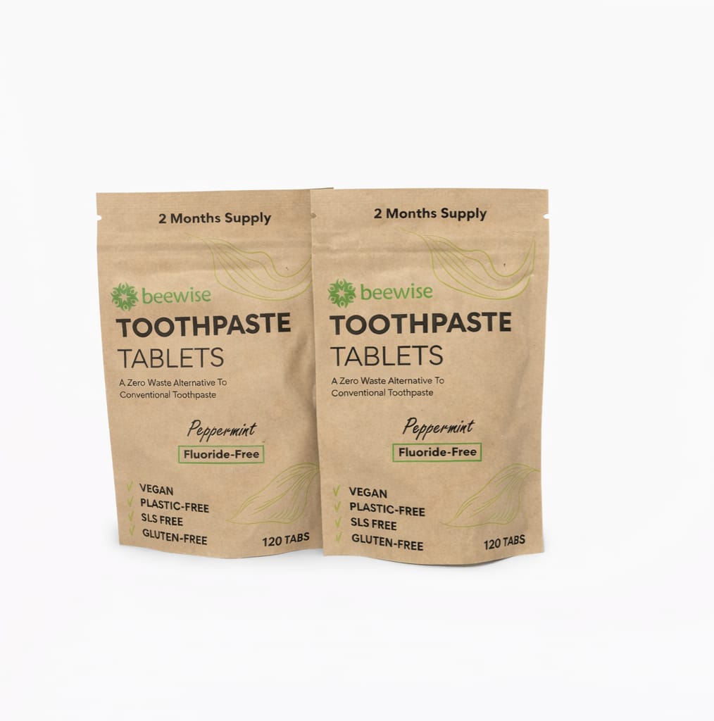 Plastic-Free Toothpaste Tablets – Fresh Peppermint (120 Tablets)