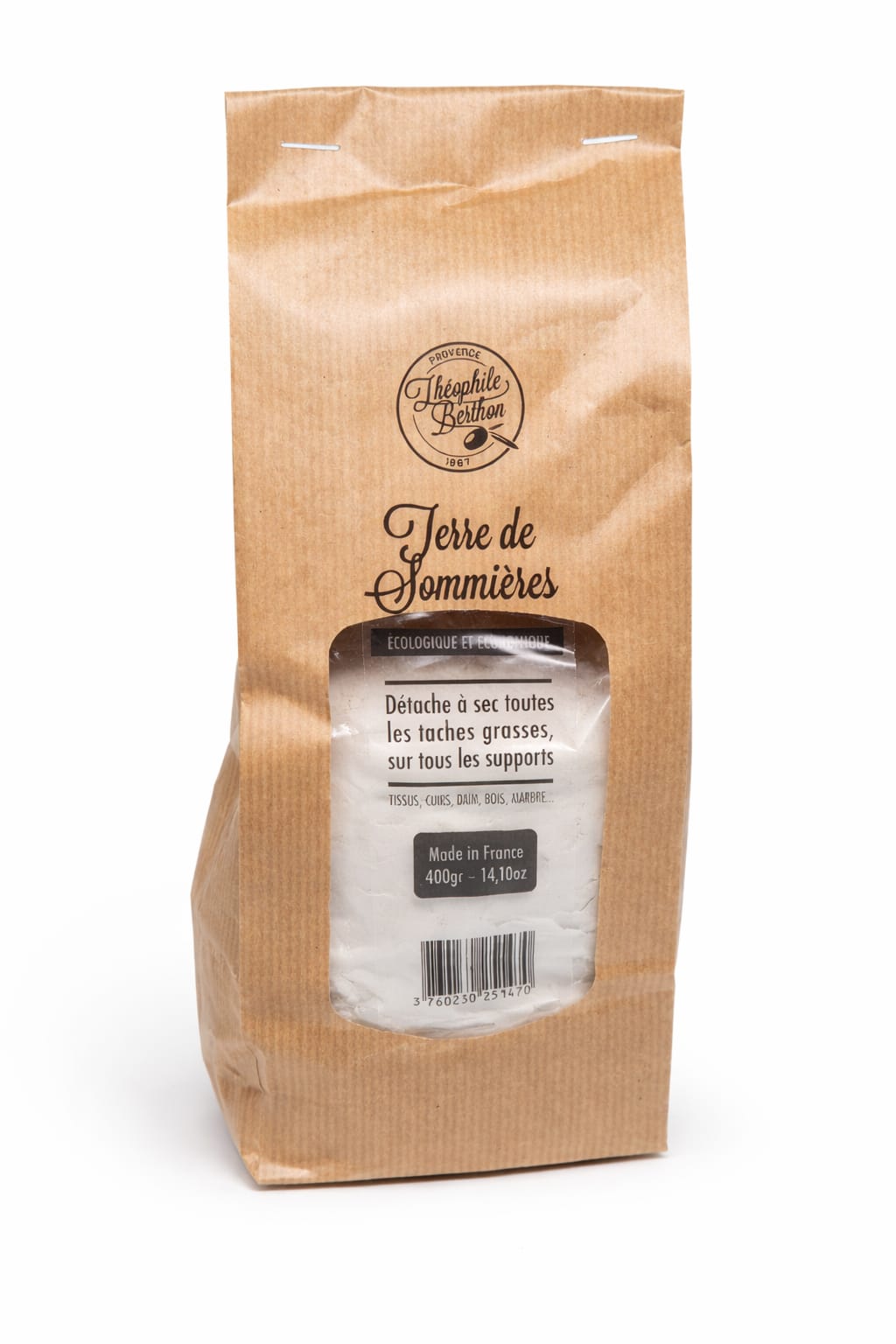 100% Natuurlijke Vlekkenpoeder  en Dry Stain Remover – Terre de Sommières 400g | Eco-Friendly