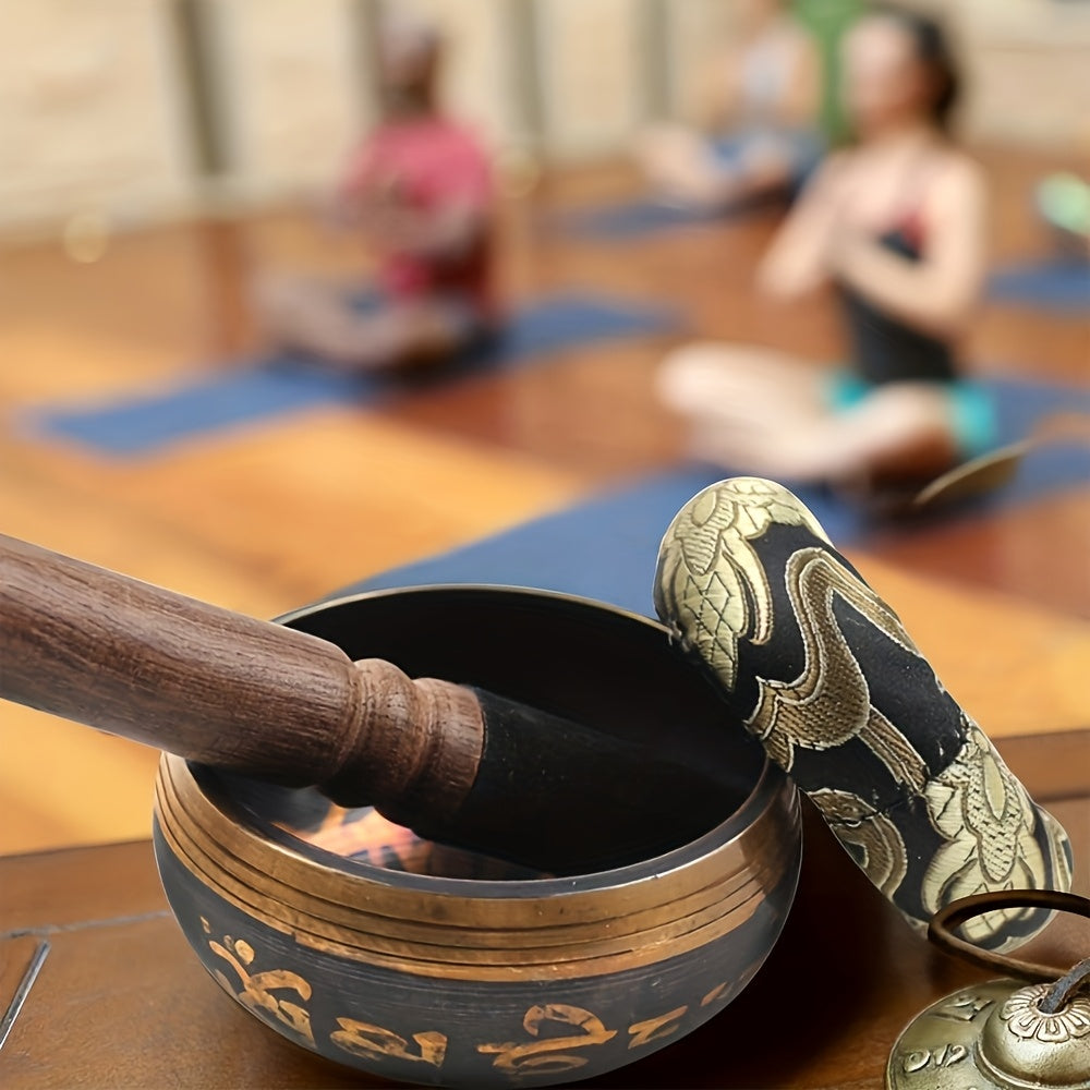 Handmade Tibetan Singing Bowl Set