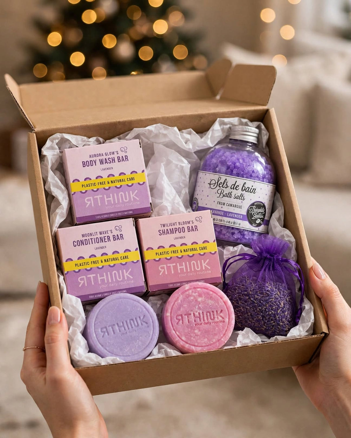 Lavender Self-Care Gift Box – Natural Spa Experience