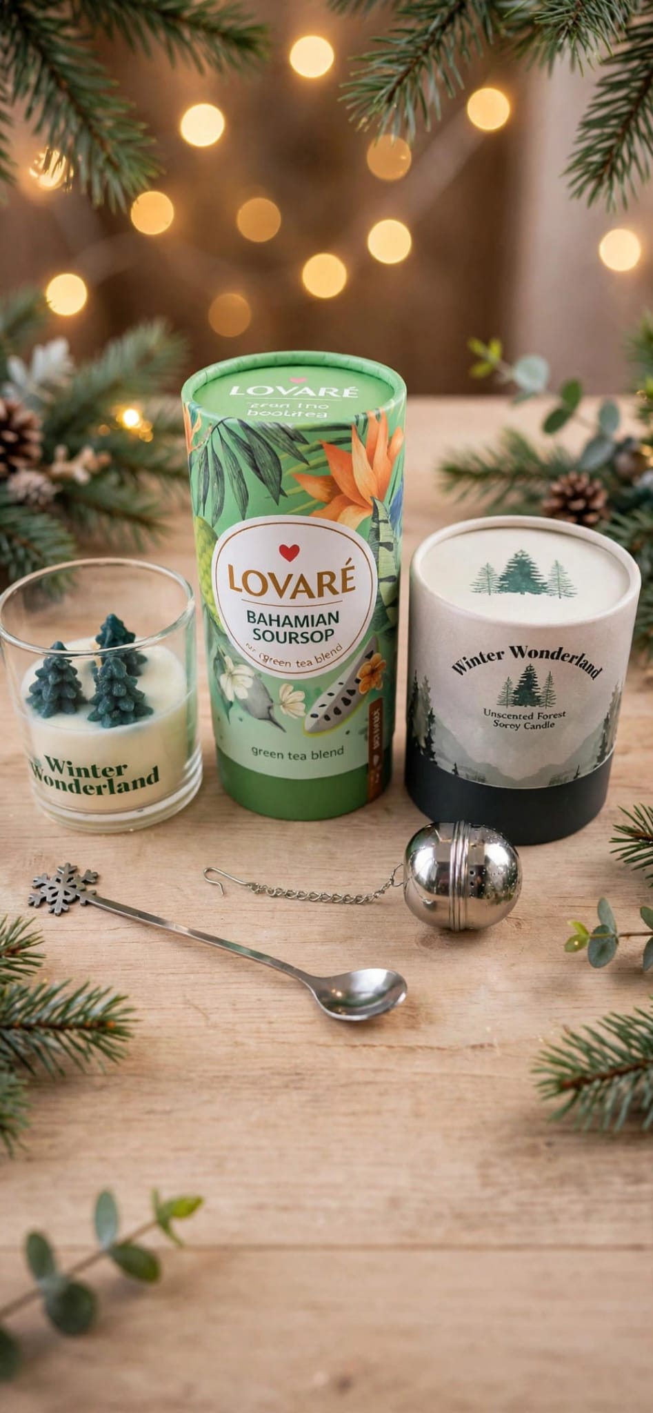 Lovaré Bahamian Soursop Tea & Winter Wonderland Gift Set