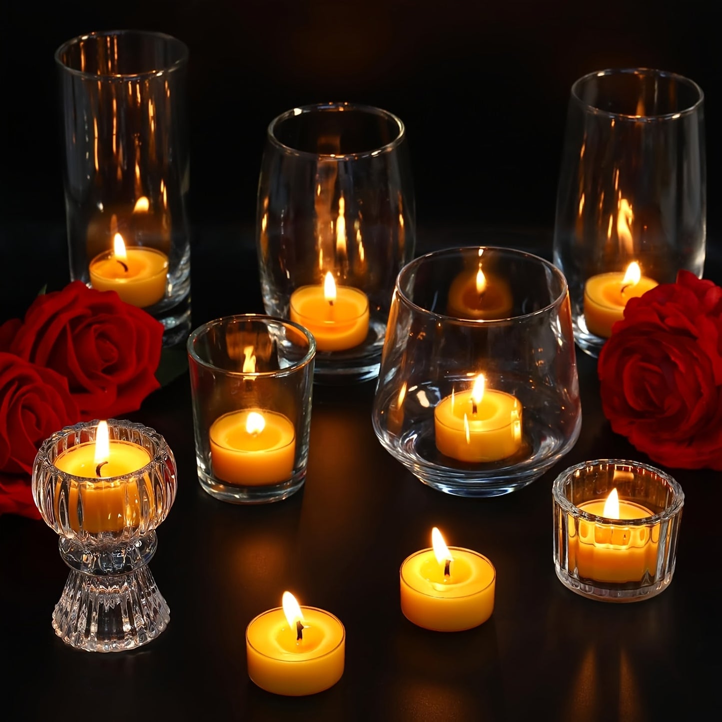 Natural Beeswax Round Candles