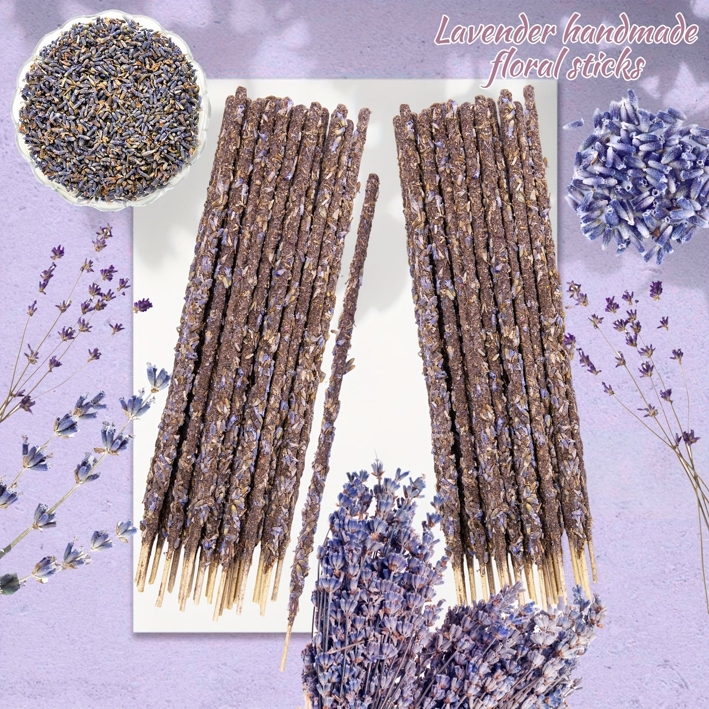 Lavender Natural Incense Sticks