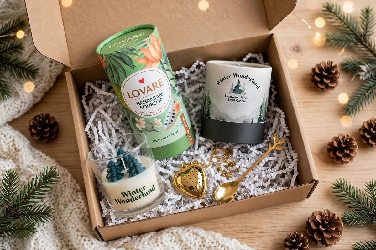 Lovaré Bahamian Soursop Tea & Winter Wonderland Gift Set