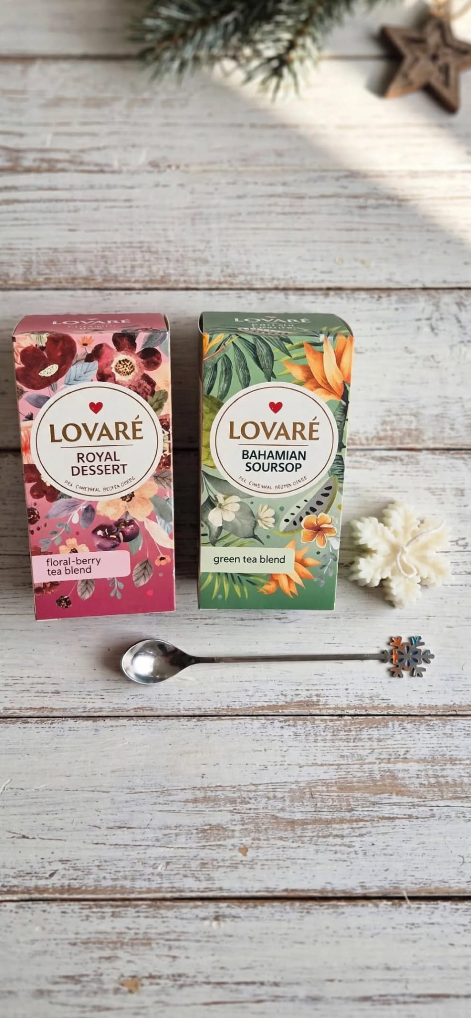 Winter Tea Gift Set  Lovare Royal Desert & Bahamian Soursop