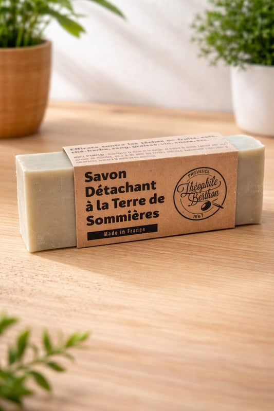 Natural Stain Remover Soap – Laundry Pre-Wash Soap with Sommières Clay | Vlekkenzeep Natuurlijk