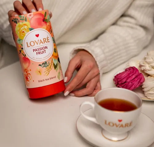 LOVARÉ Passion Fruit – Losse Zwarte Thee 80 g