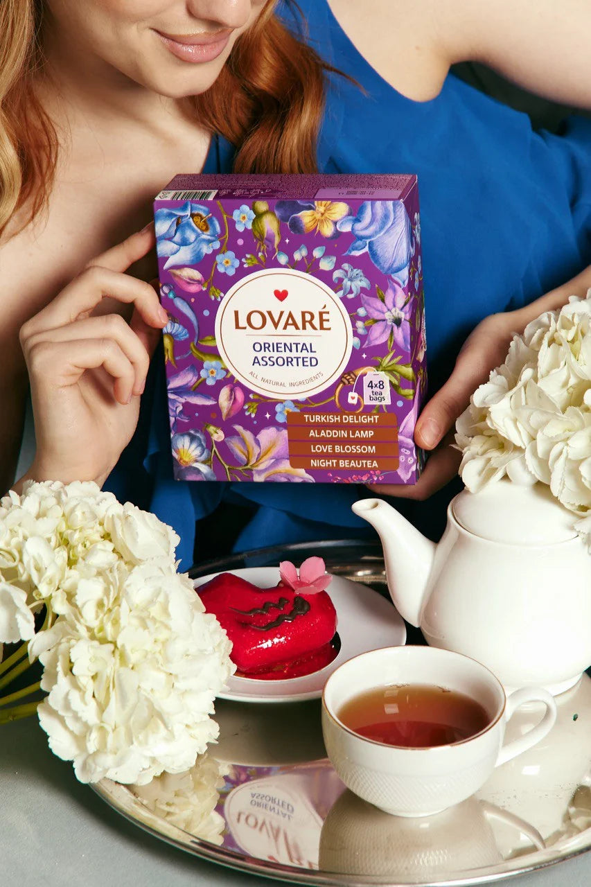 LOVARÉ Oriental Assorted Premium Tea Collection – 32 Tea Bags, 64 g
