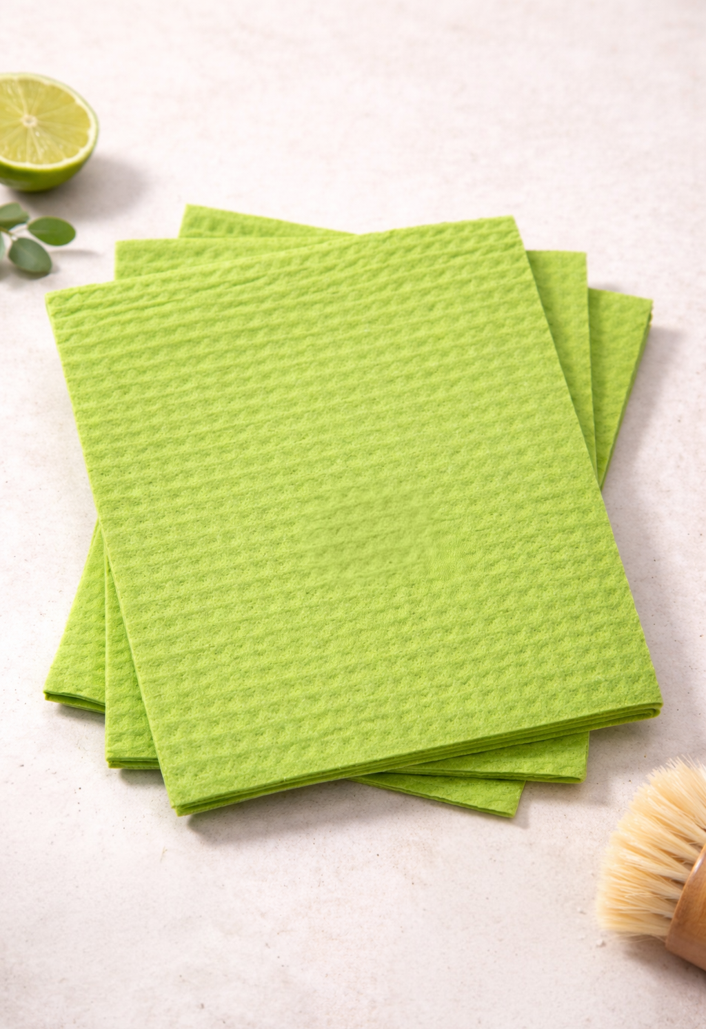Eco Cleaning Cloths – Reusable Cellulose Dishcloths (3-Pack) | Compostable & Plastic-Free